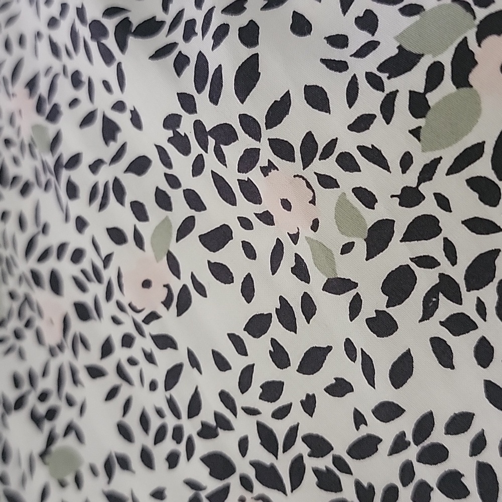 UNTUCKIT For Her/Phoebe Floral Print/ Wms Long Sleeve/Button Shirt Medi Dress/14 - Picture 9 of 10